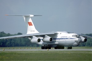 Aeroflot_Ilyushin_Il-76TD_at_Zurich_Airport_in_May_1985