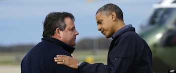 Barack Obama, Chris Christie