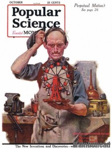 1920-10-Popular-Science-Norman-Rockwell-cover-Perpetual-Motion