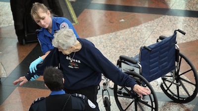 TSA Screens Passengers At Denver International Airport